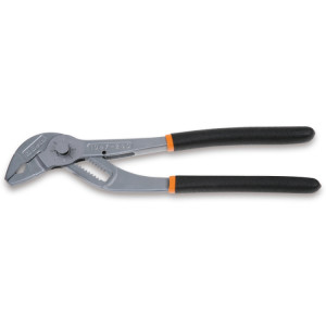 Slip joint pliers, push button alignment