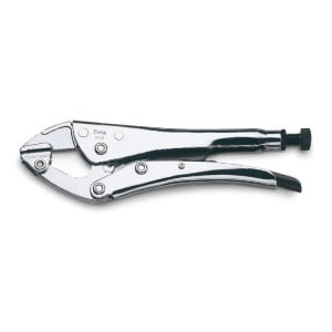 Adjustable self-locking pliers,  floating jaw