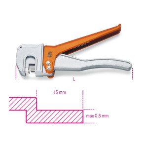 Hand crimper steel matrix