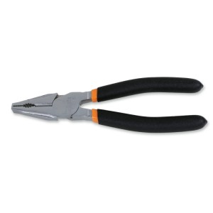 Combination pliers bright chrome-plated,  slip-proof double layer PVC coated handles
