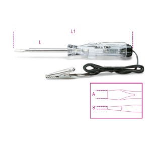 Circuit testing screwdriver 6-24V