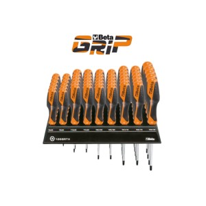 Wall-mounted display  with 39 screwdrivers