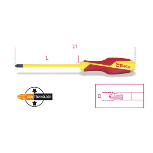 Screwdrivers for cross head  Pozidriv®-Supadriv® screws