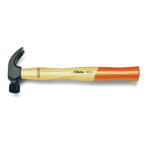 Claw hammer, wooden shaft