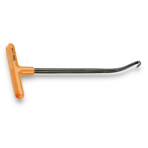 Spring pulling hook wrench