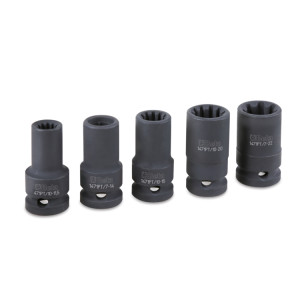 Impact socket kit for brake calipers nuts