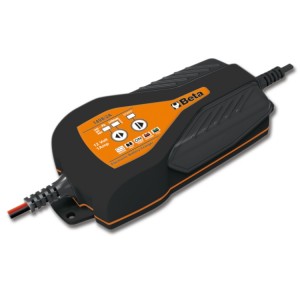 Electronic motorcycle battery charger, 12V