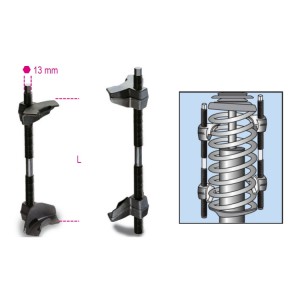 Compressor  for shock absorber springs