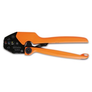 Heavy duty crimping pliers  for insulated terminals