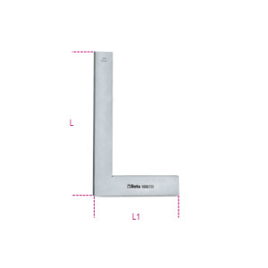 Squares made from normalized,  ground steel