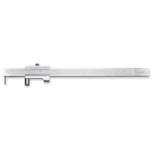 Universal gauge with contact-roll,  made from stainless steel,  reading to 0.1 mm