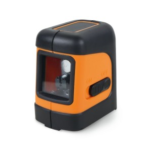 ​Cross laser level,  30 metres, green beam, with magnetic base and wall-mount bracket, in case