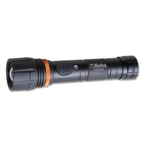 High-brightness LED torch, made of sturdy anodized aluminium, up to 700 lumens