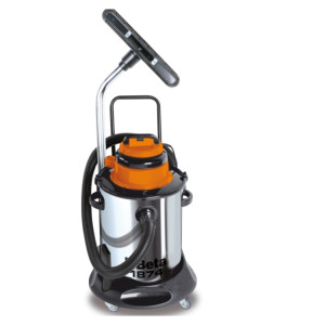 Solid and fluid vacuum cleaner, 50 l, stainless steel drum