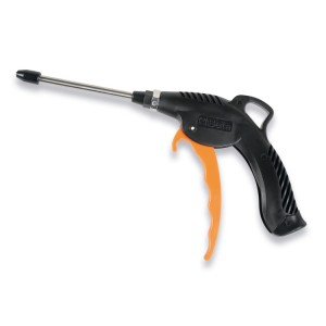 Progressive blow gun with rubber nozzle