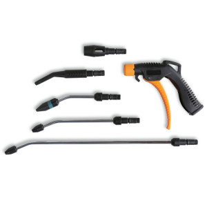 Progressive blow gun with 5 nozzles