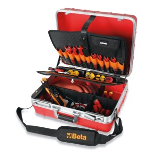 Tool cases with tool assortments for hybrid and electric vehicles