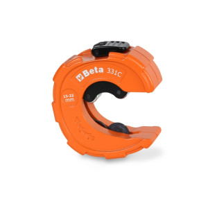 Portable C-shaped cutter for copper and light alloy pipes