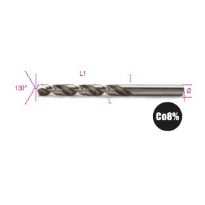 412 Entirely Ground Glossy Twist Drill Beta Tools 004120112 Pack of 25 pcs 
