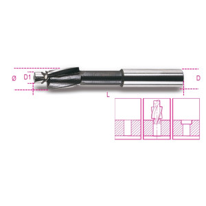 Countersinks with guide pins, fine grade,  made of HSS