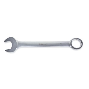 Beta Tools 42Lmp-Combination Wrench Open/Offset Ring End Long,Chr-Plated 14X14 