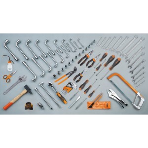 Assortment of 80 tools