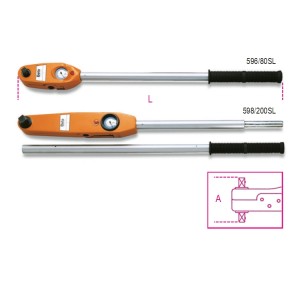 Direct reading torque wrenches for right-hand and left-hand tightening torque accuracy: ±4%