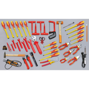 Assortment of 46 tools