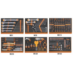Assortment of 214 tools