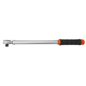 Click-type torque wrenches with reversible ratchets, for right-hand tightening, with 5 preset values, torque accuracy: ± 4%