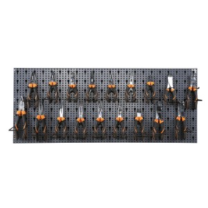 Assortment of 74 tools,  with hooks without panel