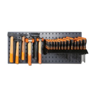Assortment of 107 tools, with hooks without panel