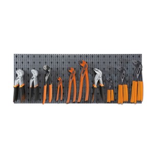 Assortment of 41 tools, with hooks without panel