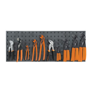 Assortment of 41 tools, with hooks without panel