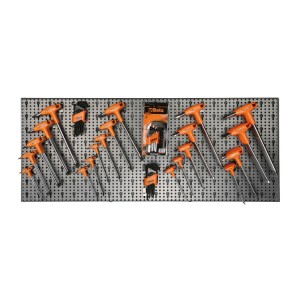 Assortment of 176 tools  with hooks without panel