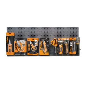 Assortment of 51 tools, with hooks without panel