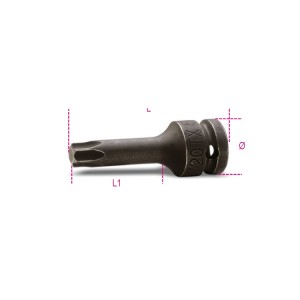 Impact socket drivers for Torx® head screws