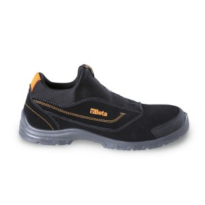 Action nubuck moccasin, waterproof, with anti-abrasion insert in toe cap area