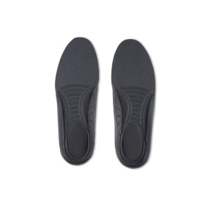 Anatomically shaped underfoot covers made of polyurethane foam,  with cushioning heel lift