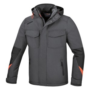 ​​Anorak jacket made of Oxford polyester 300D waterproof, PU-coated, grey