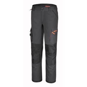 ​​Work trousers, multipocket style, with stretch fabric inserts