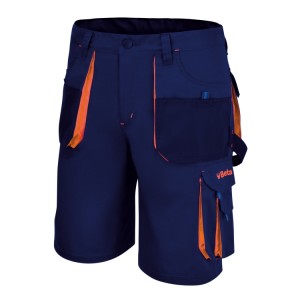 Work bermuda shorts, lightweight, blue