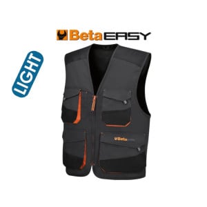 Sleeveless work jacket, lightweight  New design - Improved fit