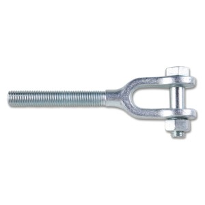 Turnbuckle jaws right-handed thread, galvanized