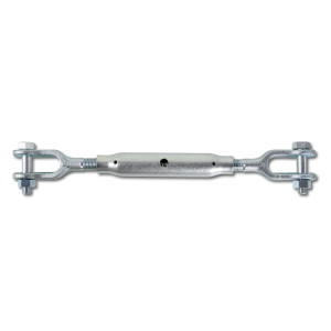 Jaw and jaw turnbuckles,  pipe bodies, DIN 1478 galvanized