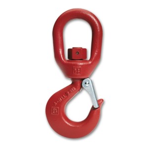 Swivel lifting hooks  (not under load) carbon steel, painted