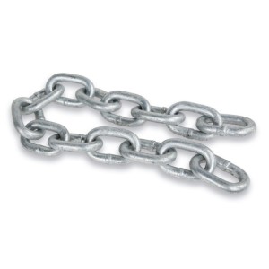 Genovese chain for static connections, hot-dip galvanized