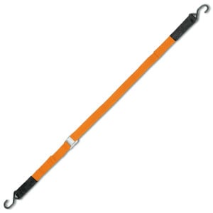 Cam buckle strap with S-hooks and Eyes, LC 250 kg high-grade polypropylene (PP) belt