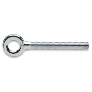 Fastening eye bolts  right thread, galvanized