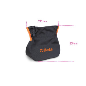 Tool bag with self-locking and zip closure